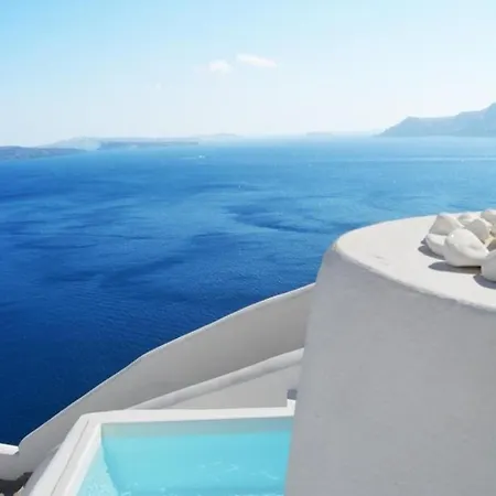 Villa Luxury Santorini Full Moon 1 Bedrooms Outdoor Plunge Pool