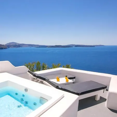 Luxury Santorini Full Moon 1 Bedrooms Outdoor Plunge Pool Sea Caldera View Oia Tholos (Santorini)