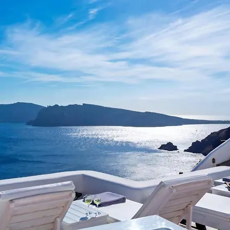 Luxury Santorini Full Moon 1 Bedrooms Outdoor Plunge Pool Sea Caldera View Oia Tholos (Santorini)