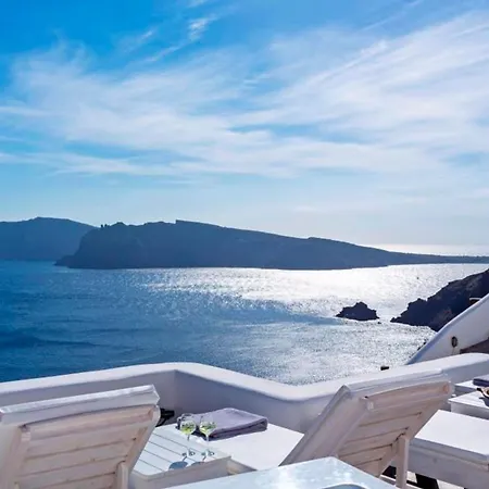 Luxury Santorini Full Moon Outdoor Plunge Pool Sea Caldera View 1 Bdr Oia Villa *