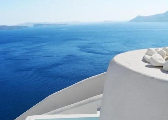 וילה Luxury Santorini Full Moon 1 Bedrooms Outdoor Plunge Pool