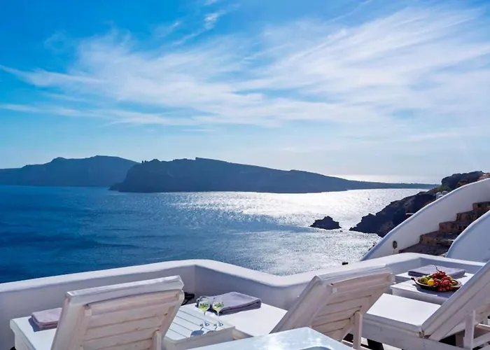 Luxury Santorini Full Moon 1 Bedrooms Outdoor Plunge Pool וילה *